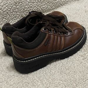 VTG SkechersJammers Platform Chunky Lug Sole Shoes Womens Grunge 90s Y2K size 6